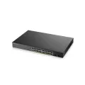 Zyxel GS1900-24HPv2 24 Ports 10/100/1000BASE-T  12 PoE , + 2 Ports SFP 100/1000BASE-X Smart Managed PoE SwitchBy JD SuperXstore