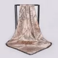 [bysifa] Ladies Black Pink Silk Scarf Shawl New Butterfly Design Hijabs Scarves Fall Winter Warm Neck Scarves Headscarves