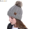 Kancoold Women Girls Keep Winter Casual Knitted Hat Wool Hemming Hat Ski Hat Men And Women Casual Outwear High Quality