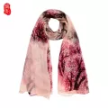 Silk Chiffon Scarf Digital Printing Shawl Big Scarf Long Silk Scarf 175*110