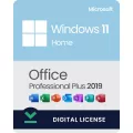 Microsoft Windows 11 Home License + Office 2019 Pro Plus License 32&64 bit - 1 PC