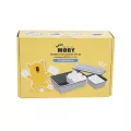 [Baby Moby] กล่องสแตนเลส สำหรับใส่สำลี (STL 304)