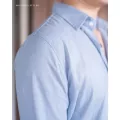 Khunkris.styler - linen - Blue Linnin Shirt