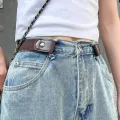 Fashion belt Elastic belt, yes, fierce and convenient. Fashion rubber belts look thinner.