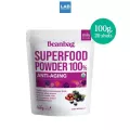 Beanbag Organic Anti-aging powder 100 g. 20 shots x 5 g. - ผง อาซาอิ เบอร์รี่ ออร์แกนิค สูตรแอนไทเอจจิ้ง ตรา บีนแบ็ค 100 กรัม