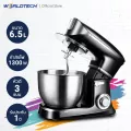 Worldtech  เครื่องผสมอาหาร 6.5 ลิตร Stand Mixer รุ่น WT-SM65 เครื่องตีแป้ง เครื่องตีไข่ แบบตั้งโต๊ะ โถความจุ 6.5L.1300 วัตต์ รับประกัน 1 ปี