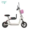 YIDI CC 8AH Electric Bike 2 Wheels Compact Electric Scooter แบตเตอรี่ลิเธียมจักรยานไฟฟ้าแบบถอดได้พร้อมที่นั่งสำหรับเด็ก