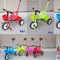 Baby bike with a handle with a handle