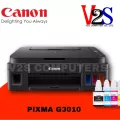 Canon Printer PIXMA รุ่น G3010 AIO Wi-Fi เครื่องปริ้นเตอร์มัลติฟังก์ชันอิงค์เจ็ทแท้ง 3 IN 1 ขายพร้อมหมึกเติมแท้ 1 ชุด