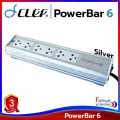 CLEF Audio Powerbar 6 (Power Distributor & AC LINE CONDITIONER), 2 meter high quality power filter plug, 3 -year warranty