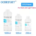 Dtg Primer Pre-Treatment Liquid For Dtg Ink Textile Ink For Dtg Printer Ink For Light Color And Dark Color Fabric