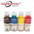 Gt51 Gt52 Ciss Refillable Dye Ink Bottle Kit For Hp Deskjet Gt 5810 5820 Gt5810 Gt5820 51 52 Tank 310 410 318 418 Inkjet Refill
