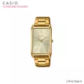 นาฬิกาข้อมือผู้หญิง สายสแตนเลส CASIO Standard Women รุ่น LTP-E156G-9A สีทอง LTP-E156G-9