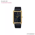 นาฬิกาข้อมือผู้หญิง สายสแตนเลส CASIO Standard Women รุ่น LTP-E156MGB-1 LTP-E156MGB-1