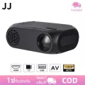 JJ ใหม่ล่าสุดแบบพกพาราคาถูกแบบพกพาโปรเจคเตอร์ Full HD 1080P LED Projector โฮมเธียเตอร์ USB AV TF HDMI Mini Projector