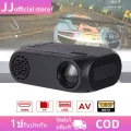 JJ ยอดนิยมแบบพกพาราคาถูกแบบพกพาโปรเจคเตอร์ Full HD 1080P LED Projector โฮมเธียเตอร์ USB AV TF HDMI Mini Projector