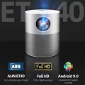 AUN ET40 โปรเจคเตอร์ mini โฮมโปรเจคเตอร์ โปรแจ็คเตอร์ เครื่องฉาย projector 4k wifi