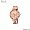 นาฬิกาข้อมือ CASIO SHEEN รุ่น SHE-3066PG-4AUDF สีพิงค์โกลด์ SHE-3066PG-4