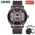 SMAEL Top Brand Men's Watches Waterproof 30M Luxury Quartz Wristwatches With Leather Strap 910