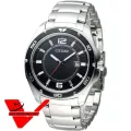 Veladeedee Citizen watches, 42 mm men's wristwatch, 100 m waterproof, stainless steel strap shows the date BK2520-53E - black veladeedee