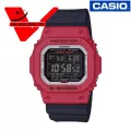 Casio G-Shock ประกัน CMG ศูนย์เซ็นทรัล 1 ปี GW-M5610RB-4DR นาฬิกาข้อมือผู้ชาย สายเรซิ่น รุ่น GW-M5610RB-4  - สีดำ-แดง veladeedee.com