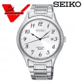 Seiko SGEH73P Quartz Sapphire Glass นาฬิกาข้อมือผู้ชาย ตัวเรือนและสายเป็นสแตนเลส รุ่น SGEH73P1