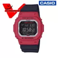 Casio G-Shock ประกัน CMG ศูนย์เซ็นทรัล 1 ปี GW-M5610RB-4DR นาฬิกาข้อมือผู้ชาย สายเรซิ่น รุ่น GW-M5610RB-4 - สีดำ-แดง veladeedee.com