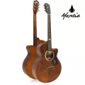 Mantic GT-1AC กีตาร์โปร่ง 40 นิ้ว ทรง OM Cutaway ไม้แองเกิลแมนสปรูซ/เชอร์รี่วู้ด