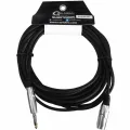 Carlsbro สาย Phone Jack to XLR ตัวผู้ 10 เมตร รุ่น BXJ016A-10M 1/4" Phone Jack to XLR Male Mic Cable, สายไมค์, สายไมโครโฟน, สายแคนนอนตัวผู้