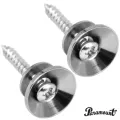 Paramount HE-009 หมุดสายสะพายกีตาร์ 2 ตัว แบบโลหะ หัวใส่ขนาด 15 มม. Guitar Strap Button ** 1 แพ็ค มี 2 ตัว **