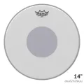 Remo® Controlled Sound หนังกลองสแนร์ 14" หนังสาก พร้อมเป้าสีดำ Coated Black Dot™ รุ่น CS-0114-10 ** Made in USA **