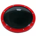 Remo® Practice Pad™ แป้นซ้อมกลอง ขนาด 6"  สีแดง ใช้หนัง Ambassador® Ebony®  รุ่น RT-0006-58 แป้นซ้อมตีกลองแบบพกพา