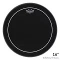 Remo® Pinstripe Ebony หนังกลองทอม 16" แบบน้ำมันดำ 2 ชั้น รุ่น ES-0616-PS ** Made in USA **