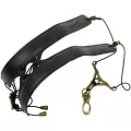 Whimory สายสะพายแซกโซโฟน หนังเทียมอย่างดี แบบคล้องสะพายไหล่ รุ่น YSL-C สายสะพาย Sax, Saxophone Strap ** Made in Korea **