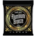 ERNIE BALL® Aluminum Bronze สายกีตาร์โปร่ง เบอร์ 11 แบบหุ้มอลูมินั่มทองแดง 100% Light .011 - .052 ** Made in USA **