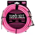 ERNIE BALL® สายแจ็คกีตาร์ แบบไนลอนถัก ยาว 3 เมตร หัวตรง/ หัวงอ มีฉนวน 2 ชั้น 10FT Braided, Straight / Angle Instrument Cable
