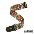 D'Addario® Planet Waves Woven Strap สายสะพายกีตาร์ ลายกราฟิค กว้าง 2 นิ้ว วัสดไนลอน ปรับยาวได้ 89-150 ซม. Ndebele ** Made in Canada **