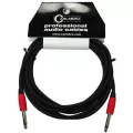 Carlsbro สายแจ็คกีตาร์ 3 เมตร แบบหัวยางสีแดง รุ่น BJJ031-3M 3m Guitar Cable, สายแจ็คกีตาร์ 3m