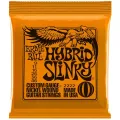 ERNIE BALL® สายกีตาร์ไฟฟ้า เบอร์ 9 แบบผสม ของแท้ 100% รุ่น Hybrid Slinky .009 - .046 ** Made in USA **