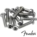 Fender® น็อตปิ๊กอัพกีตาร์ไฟฟ้า น็อตสวิทช์กีตาร์ไฟฟ้า จำนวน 12 ตัว / Pickup and Selector Switch Mounting Screws, Pack of 12 Model 0994925000