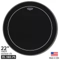 Remo® Pinstripe Ebony หนังกลองเบส 22 นิ้ว แบบน้ำมันดำ 2 ชั้น รุ่น ES-1622-PS ** Made in USA **
