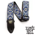 ERNIE BALL® สายสะพายกีตาร์ 3in1 ลวดลายศิลปะ สำหรับกีตาร์โปร่ง/กีตาร์ไฟฟ้า/กีตาร์เบส รุ่น Classic Jacquard Tribal Blue ** Made in USA**