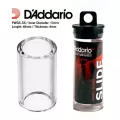 D'Addario® PWGS-SS สไลด์แก้ว แหวนสไลด์กีตาร์ อย่างดี ขนาดเล็ก รูกว้าง 17 มิล ยาว 48 มม Glass Guitar Slide