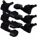 Paramount ลูกบิดกีตาร์โปร่ง อย่างดี นิกเกิลเคลือบดำ รุ่น J01BK Tuning Machine Head for Acoustic Guitar