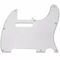 Paramount ปิ๊กการ์ดกีตาร์ไฟฟ้า ทรง Tele 3 Ply รุ่น X3109007 Snow White Telecaster Pickguard 3 Ply