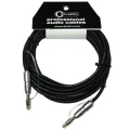 Carlsbro สายแจ็คกีตาร์ 6 เมตร มีจุกครอบหัวแจ็ค รุ่น BC835-6M 6m Guitar Cable, สายแจ็คกีตาร์ 6m