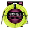 ERNIE BALL® สายแจ็คกีตาร์ แบบไนลอนถัก ยาว 5.5 เมตร หัวตรง/ หัวงอ มีฉนวน 2 ชั้น 18FT Braided, Straight / Angle Instrument Cable