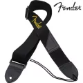 Fender® Strap Black Poly สายสะพายกีตาร์ไฟฟ้า / สายสะพายกีตาร์โปร่ง 2 นิ้ว Yellow มีตราโลโก้ Fender ของแท้ 100%