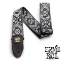 ERNIE BALL® สายสะพายกีตาร์ 3in1 ลวดลายศิลปะ สำหรับกีตาร์โปร่ง/กีตาร์ไฟฟ้า/กีตาร์เบส รุ่น Classic Jacquard Tribal Silver ** Made in USA**