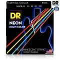 DR Strings NMCB-45 สายกีตาร์เบส 4 สาย แบบเคลือบ สีรุ้งเรืองแสง Medium, 45/105 ** Made in U.S.A.**